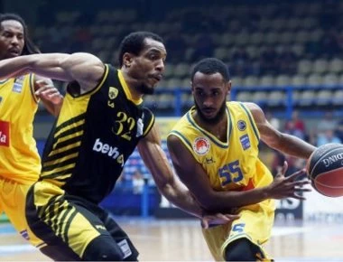 Basket League: Τρίτη θέση για την ΑΕΚ με «διπλό» στο Περιστέρι